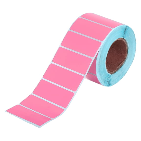 Uxcell Thermal Labels, (1 x 2 Inch, Pink) (1200 Pcs), Color Direct Thermal Printer Sticker Self-Adhesive Barcode Label Paper, Suit for - Shipping Address/Mailing Name