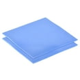 thumbnail image 1 of Uxcell Thermal Pad Heatsink Conductive Silicone Pads 100 x 100 x 1 mm 2W Gap Filler Blue 2 Pack, 1 of 5