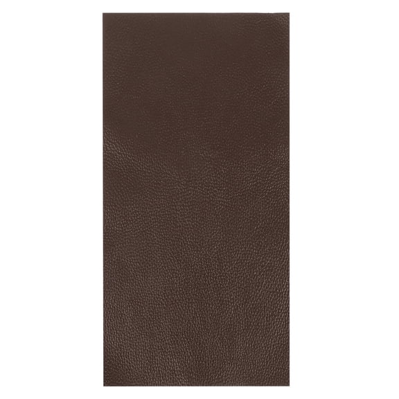 Uxcell Thick Full Grain Leather Sheet, 23.6 x 11.8 Inch Natural Cow Leather 1.5-1.8 mm Fabric Pieces for DIY Craft Furniture Office Belts Notebook Covers,Earthy Brown
