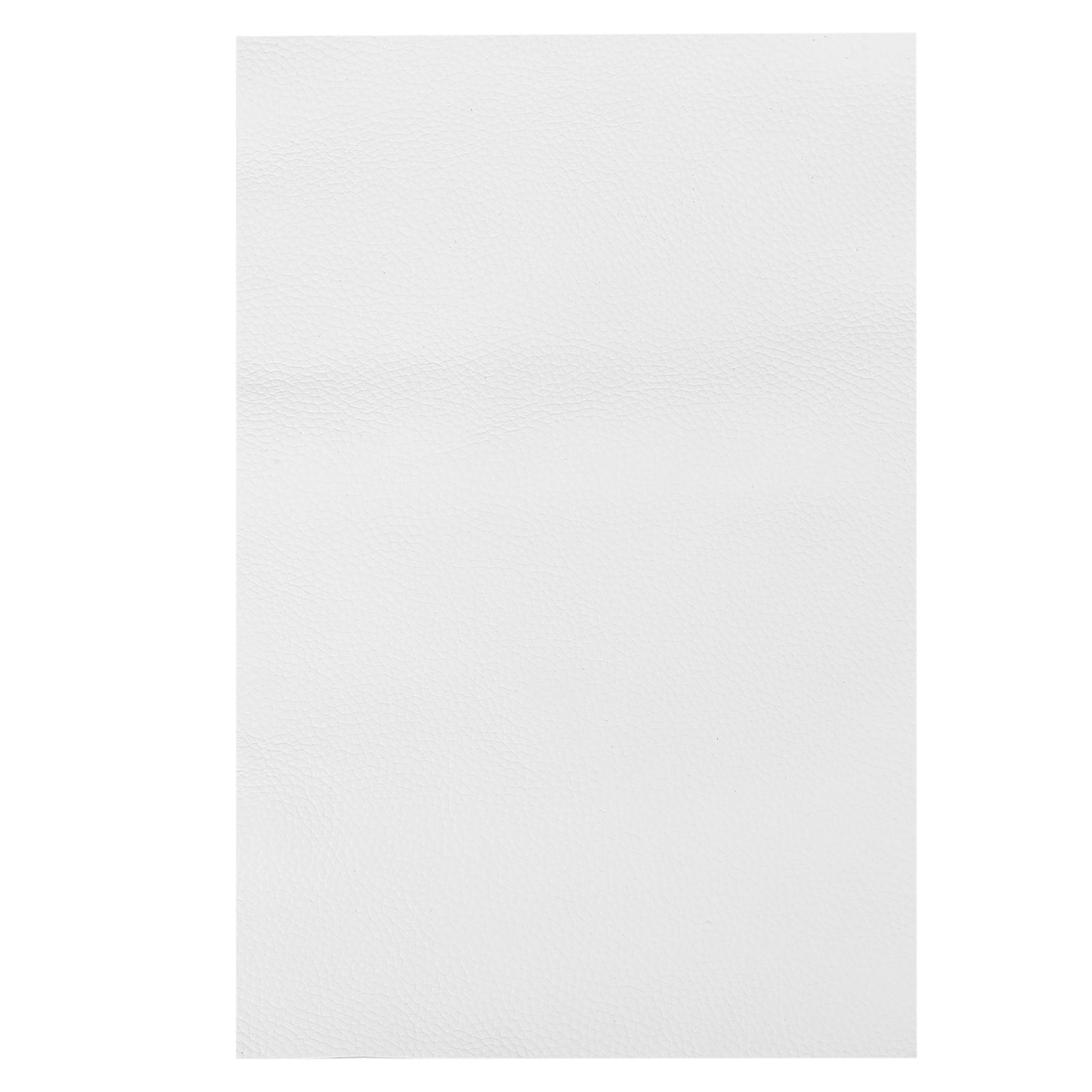 Uxcell Thick Full Grain Leather Sheet, 23.6 x 15.8 Inch Natural Cow Leather 1.5-1.8 mm Fabric Pieces for DIY Craft Furniture Office Belts Notebook Covers,White