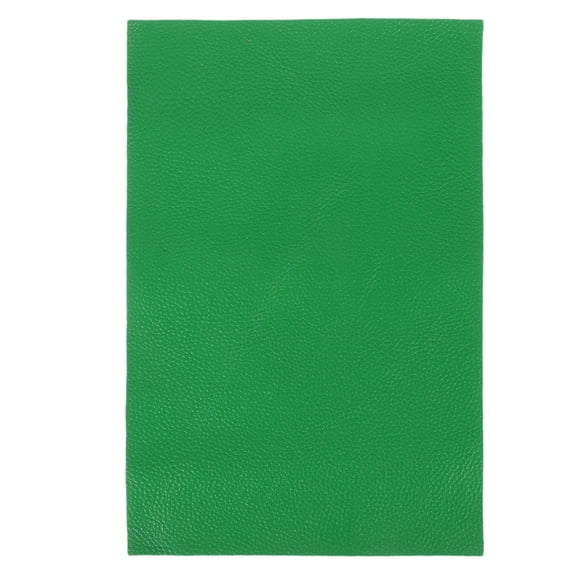 Uxcell Thick Full Grain Leather Sheet, 23.6 x 15.8 Inch Natural Cow Leather 1.5-1.8 mm Fabric Pieces for DIY Craft Furniture Office Belts Notebook Covers,Grass Green