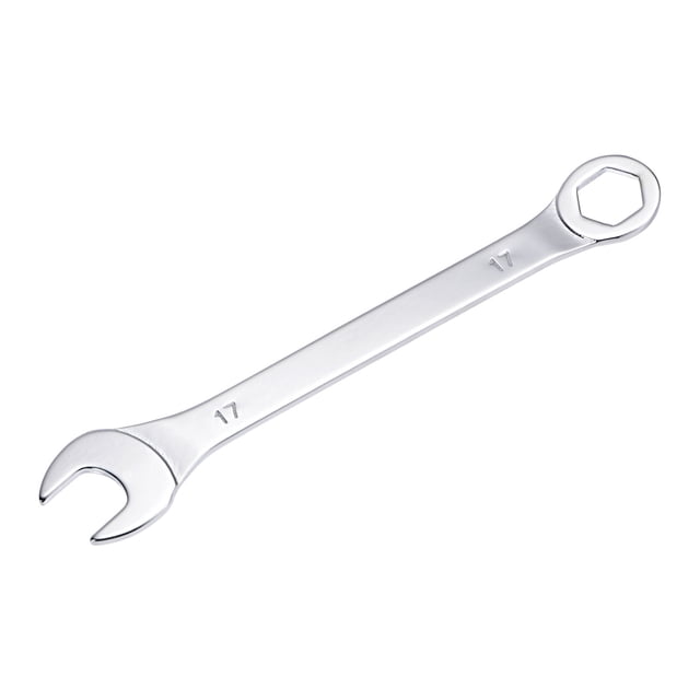 Uxcell Thin 6-Point Combination Wrench, Metric Mirror-Chrome Plated ...