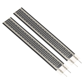 Uxcell Thin Film Pressure Sensor, 3g-10Kg Force Sensing Resistor, FSR408-ST Stress Test Sensor Pad, 92 x 12mm / 3;62 x 0;47in, High Accuracy for Industrial Precise Instruments, 2 Pcs