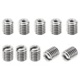 thumbnail image 1 of Uxcell Thread Adapters Sleeve Reducing Nut 10pcs M5x0.8 Male to M2x0.4 Female Repairing Insert Nut 6mm, 1 of 6
