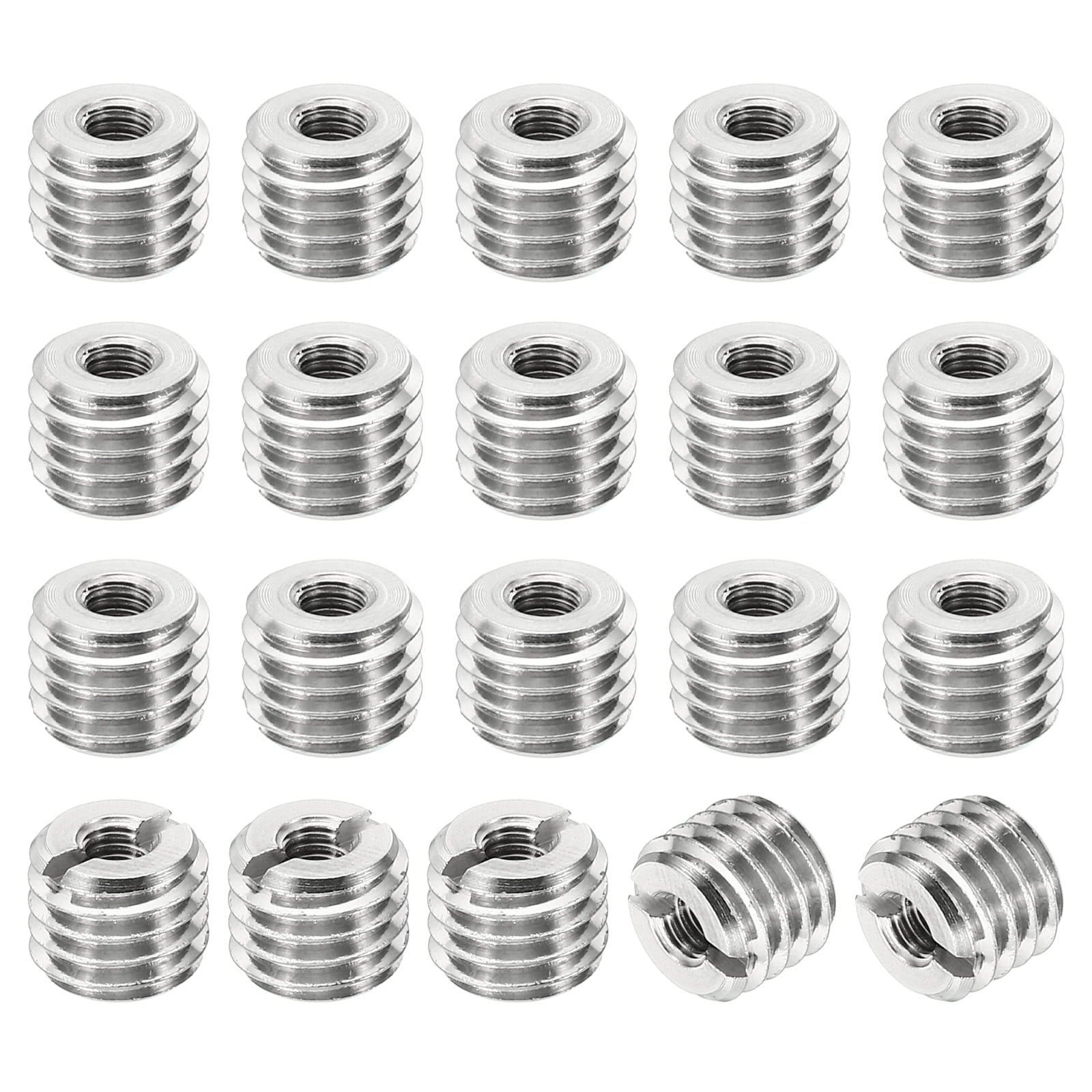 10pcs Thread Repair Insert Nut Adapters Reducer M6x1 To M4x0.7, 9.5mm - Silver - Bed Bath - View #10
