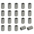thumbnail image 1 of Uxcell Thread Adapters Sleeve Reducing Nut M8x1.25 Male to M6x1.0 FeMale to Repair Insert Nut Screw Reducer 12mm 20 Pcs, 1 of 5