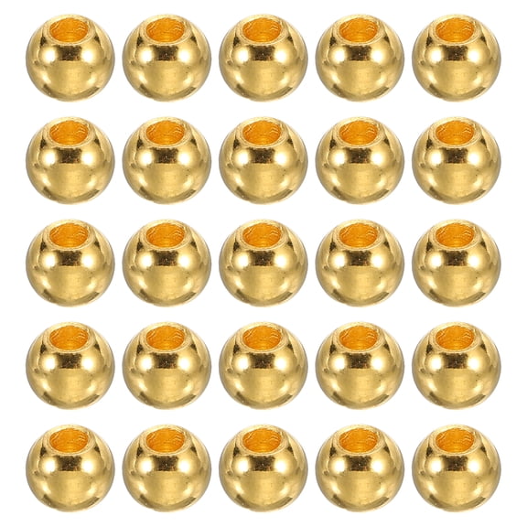 Uxcell Thread Cap Nuts Knob M4x9mm, 30Pcs Ball Screw Caps Furniture Lighting Hardware Fastening for Ceiling Light Pendant Lamp DIY Repair Home Lighting, Electroplated Gold
