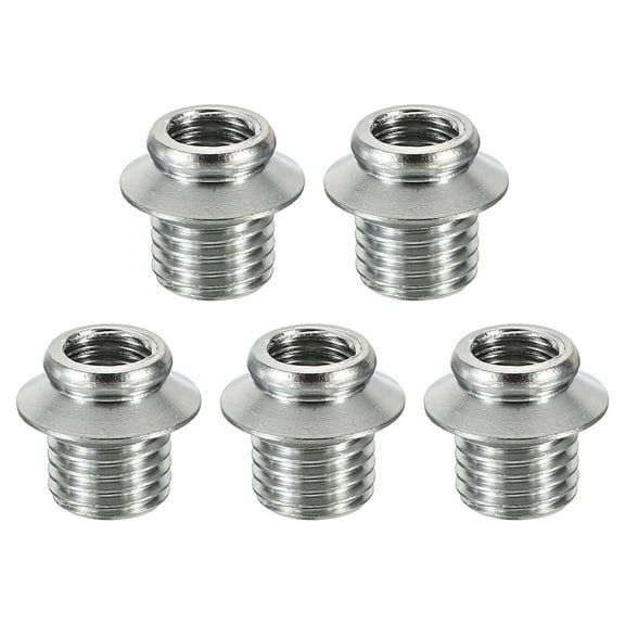 Uxcell Thread Reducing Nut M8 Male to M6 Female Gooseneck Hose Adapter Conversion Nut 5 Pack