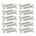 thumbnail image 1 of Uxcell Thread T-Slot Bolts, Drop-in Bolt Hammer Head T-Bolt Standard 8 mm Sliding Screw Stud for 30 Series M6x30mm, 1 of 6