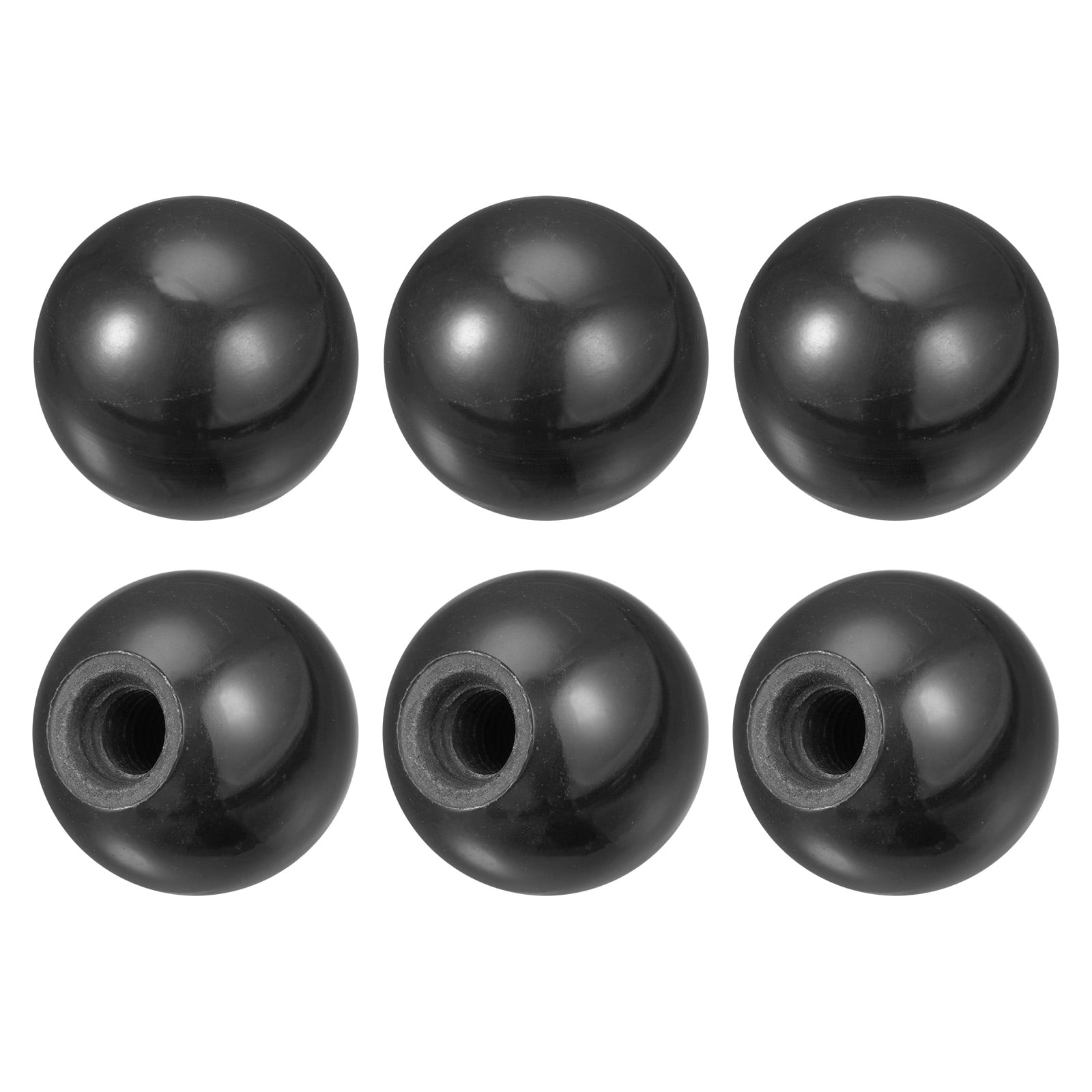 Uxcell Threaded Ball Knobs, 1.37Inch Dia M10 Female Thread Thermoset
