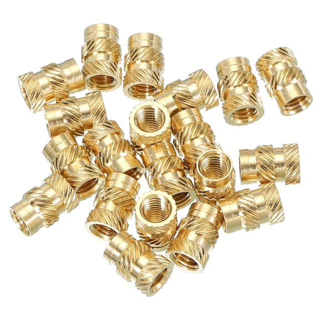 Female Thread Expansion Insert Uxcell Threaded Inserts, Brass Heat Set Insert Female Threaded Inserts ...