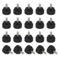 thumbnail image 1 of Uxcell Threaded Knurled Thumbscrew Monitor Mount Arm Screws Stainless Steel Clamping Knobs Grip Thumb Screw for Computer TV M3 x 6mm, 1 of 7