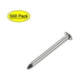 thumbnail image 1 of Uxcell Tiny Nails Carbon Steel Nickel Plated 1.4x16mm/0.06"x0.63" 500 Pack, 1 of 5