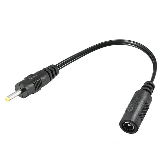 Uxcell Tip Adapter Connectors Converter 5.5x2.1mm to 2.5x0.7mm 15cm DC Power Connect 2pack