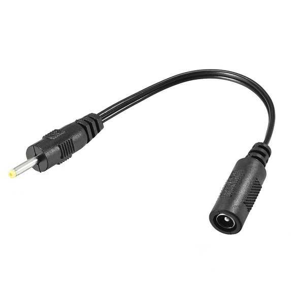 Uxcell Tip Adapter Connectors Converter 5.5x2.1mm to 2.5x0.7mm 15cm DC Power Connect 2pack