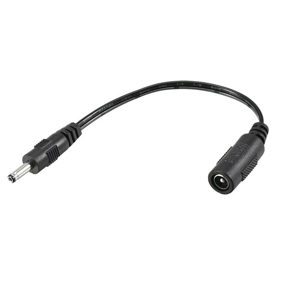 Uxcell Tip Adapter Connectors Converter 5.5x2.1mm to 3.5x1.35mm 15cm DC Power Connect 3pack