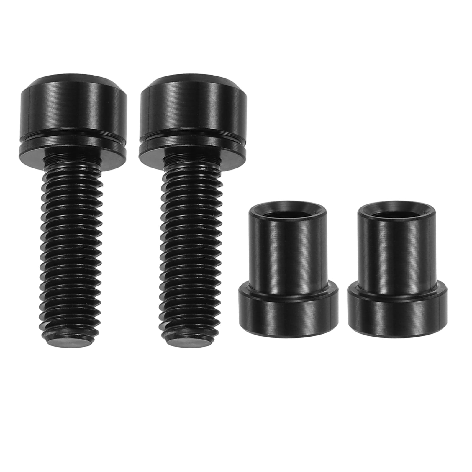 Uxcell Titanium Bicycle Stem Bolt, M5x16mm & 2 Set & Black Hex ...