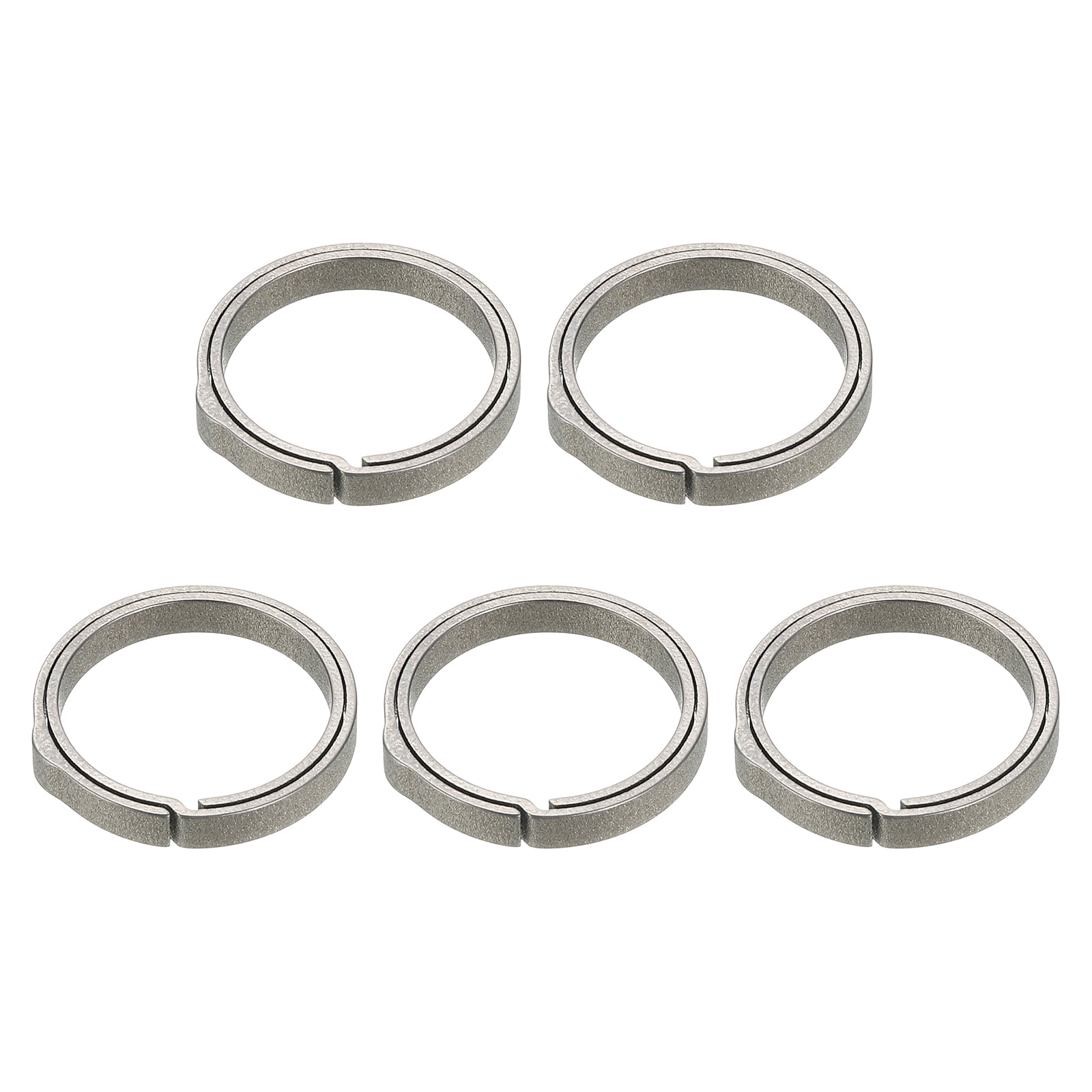 Titanium Key Chain Rings Uxcell Titanium Keychain Rings, 2 Pcs 1-inch Split Side Pushing Key ...