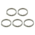 thumbnail image 1 of Titanium Keychain Rings 5 Pcs 0.75-inch Split Side Pushing Key Rings Split Key Ring Circle Assorted for Home Car Office Keys Attachment Key Chain Silver, 1 of 7