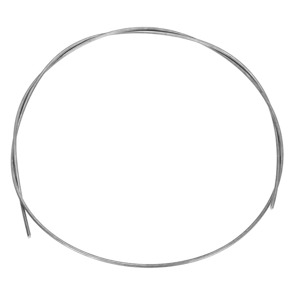Uxcell Titanium Wire TC4 3.3 Feet/1m 10 Gauge 2.5mm Silver, High Strength Metal GR5 Titanium Alloy Wires for Anodizing Electroplating Soldering Welding Laboratory