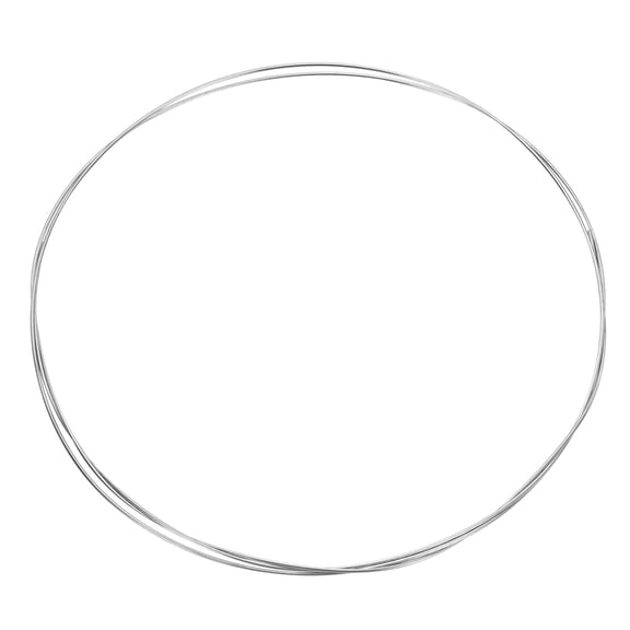 Uxcell Titanium Wire TC4 3.3 Feet/1m 18 Gauge 1mm Silver, High Strength Metal GR5 Titanium Alloy Wires for Anodizing Electroplating Soldering Welding Laboratory