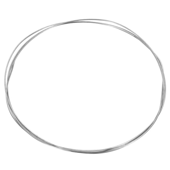 Uxcell Titanium Wire TC4 5 Feet/1.5m 15 Gauge 1.5mm Silver, High Strength Metal GR5 Titanium Alloy Wires for Anodizing Electroplating Soldering Welding Laboratory