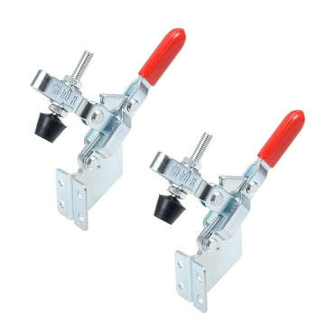 Uxcell Toggle Clamp GH-101-B  Vertical Quick-Release Hand Tool 100Kg 220lbs 2Pcs