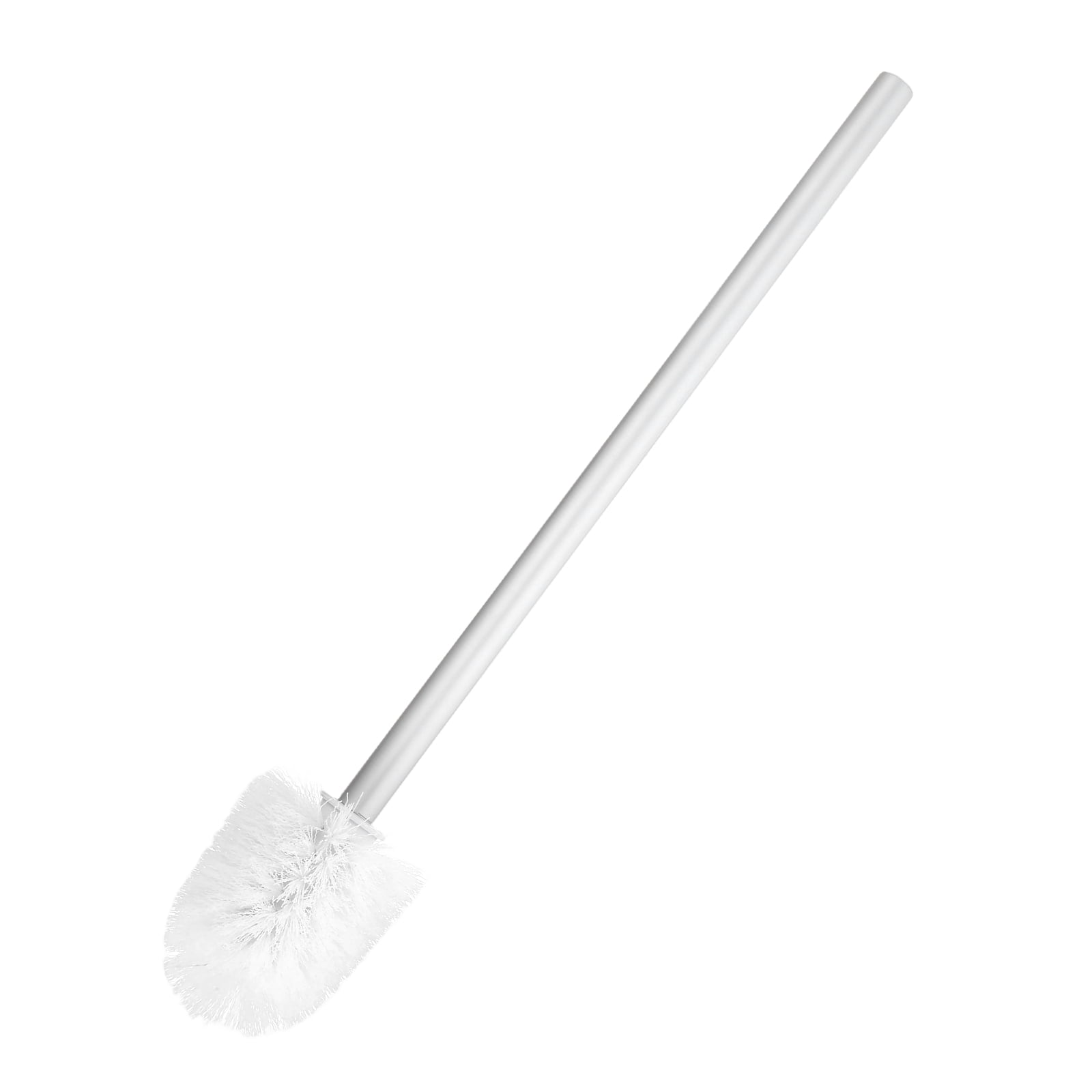 Uxcell Toilet Brush Set Replacement Head, 13.8 Inch Toilet Brush Refills with Handle, Bathroom Cleaning Tool for Home, White
