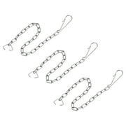 Uxcell Toilet Handle Chain, 3 Pack Stainless Steel Universal Toilet Flapper Lift Chain
