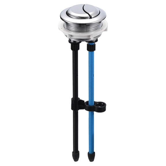Uxcell Toilet Tank Button, 1 Pack 48mm(1.89") Thread Dual Push Flushing Toilet Button