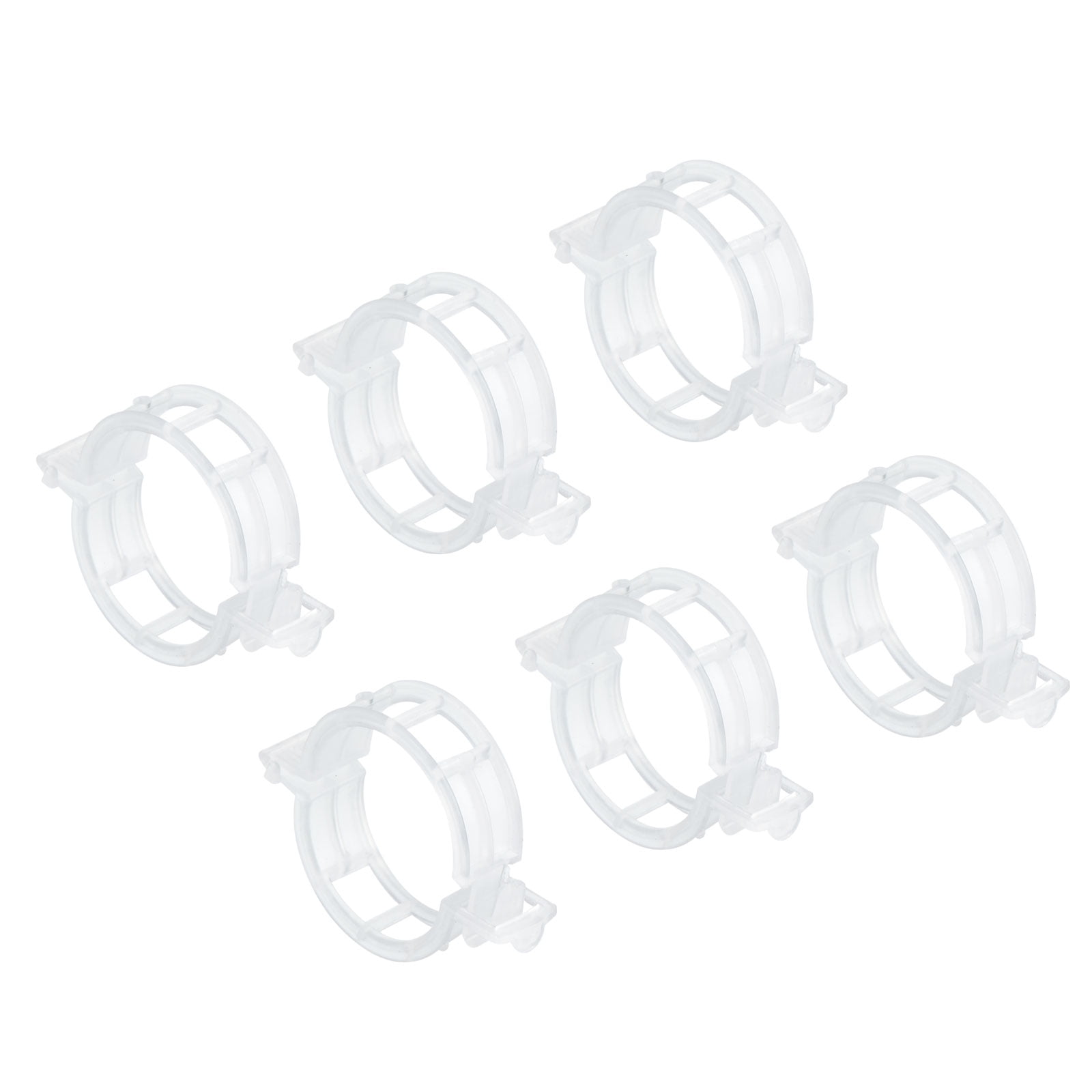 Uxcell Tomato Clips, Plastic Plant Support Clips Garden Trellis Clip, White 100 Pack