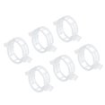 thumbnail image 1 of Uxcell Tomato Clips, Plastic Plant Support Clips Garden Trellis Clip, White 100 Pack, 1 of 5