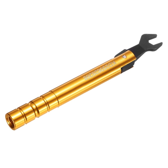 Uxcell Torque Wrench for RF Connector Opening 8mm (5/16") 9 in lbs (1 Nm) Alloy Steel Convertor Portable Spanner for Professionals Industry Yellow