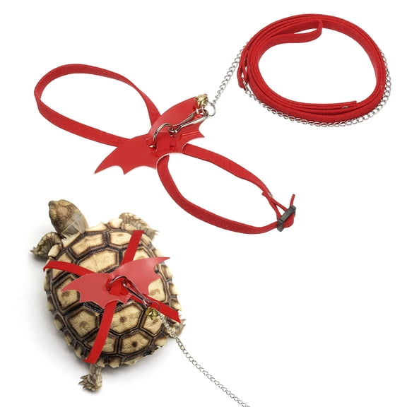 Uxcell Tortoise Leash Harness, Adjustable Turtle Harness for Small Pets Outdoor Walking
