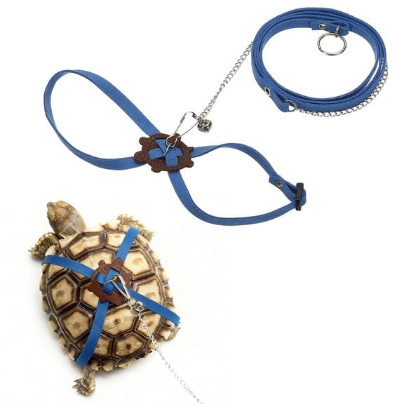Uxcell Tortoise Leash Harness, Adjustable Turtle Harness for Small Pets Outdoor Walking