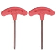 thumbnail image 1 of Uxcell Torx Screwdriver T30 S2 Steel T Handle Star Wrench for CNC Lather Tool Holder, 2 Pack, 1 of 5