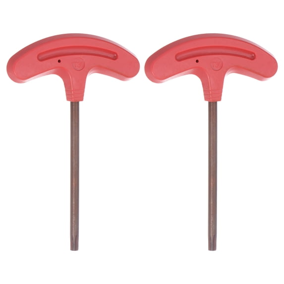 Uxcell Torx Screwdriver T30 S2 Steel T Handle Star Wrench for CNC Lather Tool Holder, 2 Pack