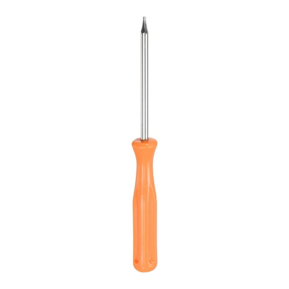 Uxcell Torx Screwdriver T5 4" Length Star 6 Point Head Precision Screw Driver with Non-slip Handle, Yellow