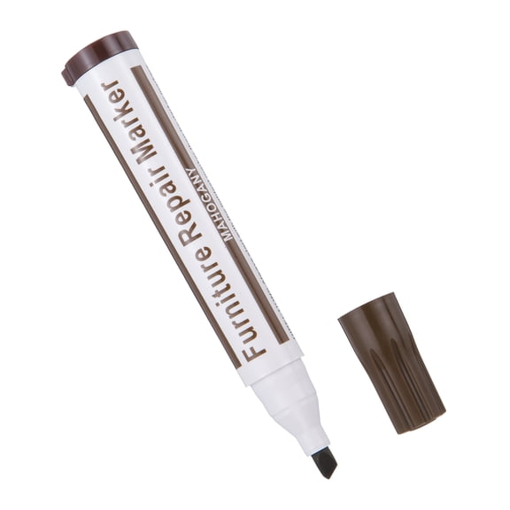Uxcell Touch Up Markers, Wooden Furniture Floor Scratch Repair Markers Furniture Paint Pen for Touch Up and Cover Up, Floors, Tables, Desks, Chairs, Carpenters, Scratches, MAHOGANY