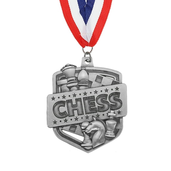 Uxcell Tournament Award Medals with Ribbons, Winner Medals Prizes for Competitions Sports Party, Gold Silver