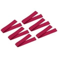 thumbnail image 1 of Uxcell Towel Bands, 6 Pack Stretchable Windproof Beach Towel Straps for Beach Cruise Pool Chairs, Rose Red, 1 of 6