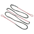 thumbnail image 1 of Uxcell Traditional Recurve Bow String Replacement AMO 58" in 12 Strands for Long Recurve Horse Bows (Black/Red), 1 of 7