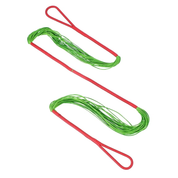 Uxcell Traditional Recurve Bow String Replacement Archery Bowstring Accessories for Universal Equipment Green/Red