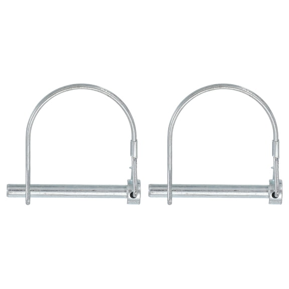 Uxcell Trailer Coupler Pin Pto Shaft Locking Hitch Pin for Farm Trailers 1/4" x 2-3/16" & 2 Pcs & Carbon Steel