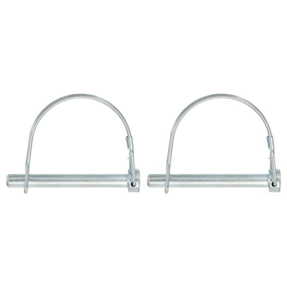 Uxcell Trailer Coupler Pin Pto Shaft Locking Hitch Pin for Farm Trailers 5/16" x 2-3/4" & 2 Pcs & Carbon Steel