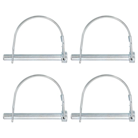 Uxcell Trailer Coupler Pin Pto Shaft Locking Hitch Pin for Farm Trailers 5/16" x 2-3/4" & 4 Pcs & Carbon Steel