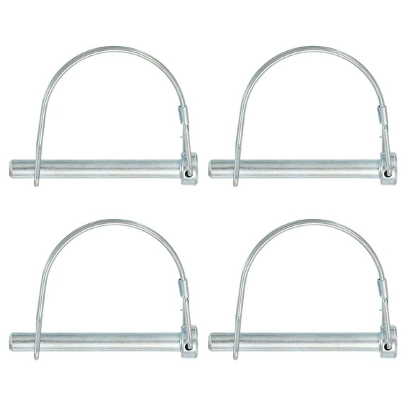 Uxcell Trailer Coupler Pin Pto Shaft Locking Hitch Pin for Farm Trailers 5/16" x 2-3/4" & 4 Pcs & Carbon Steel
