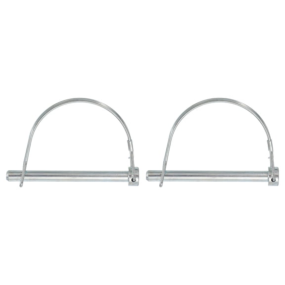 Uxcell Trailer Coupler Pin Pto Shaft Locking Hitch Pin for Farm Trailers 5/16" x 3-3/8" & 2 Pcs & Carbon Steel