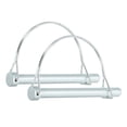 thumbnail image 1 of Uxcell Trailer Coupler Pin Wire Lock Pin Safety Shaft Locking Pin Round Pto Pins for Farm Trailers Lawn Hitches Garden Tractor 2 1/2x4-3/4", 1 of 7