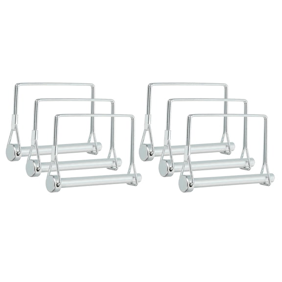 Uxcell Trailer Coupler Pin Wire Lock Pin Shaft Locking Pins Safety PTO Hitch Pin 5/16x2-9/16x1.89"(D*L*IW)